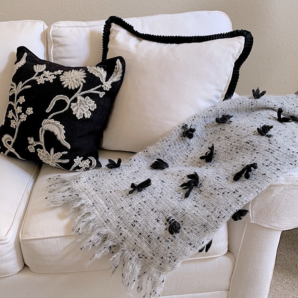 Ethan Allen Wool Throw
